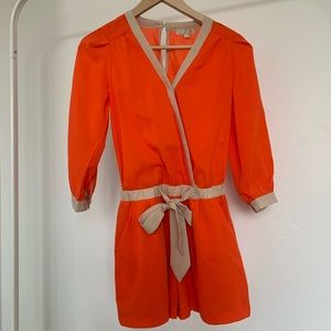 Orange Romper